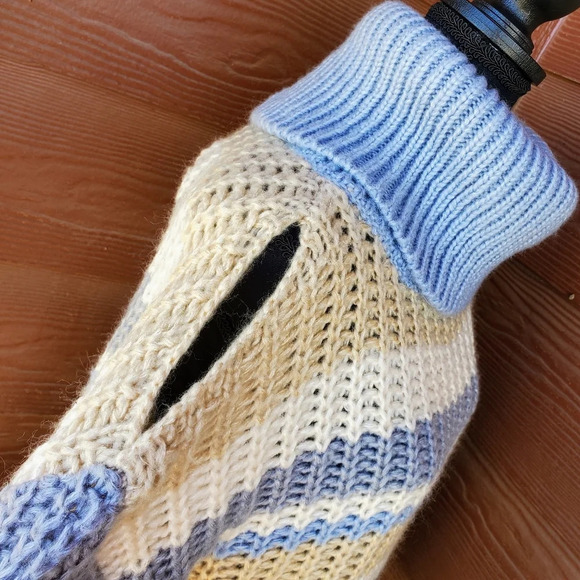 Forever 21 Striped Knit Turtleneck Sweater Women's Size Medium - Picture 9 of 16